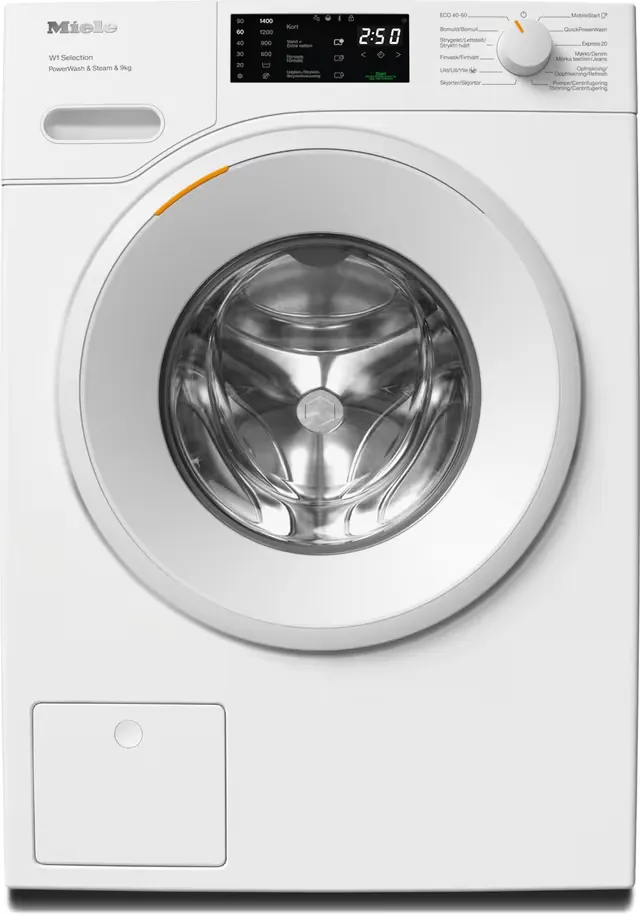 Miele WSD383 WCS PWash&Steam&9kg vaskemaskin (9 kg, A klasse, 1400 o/min)