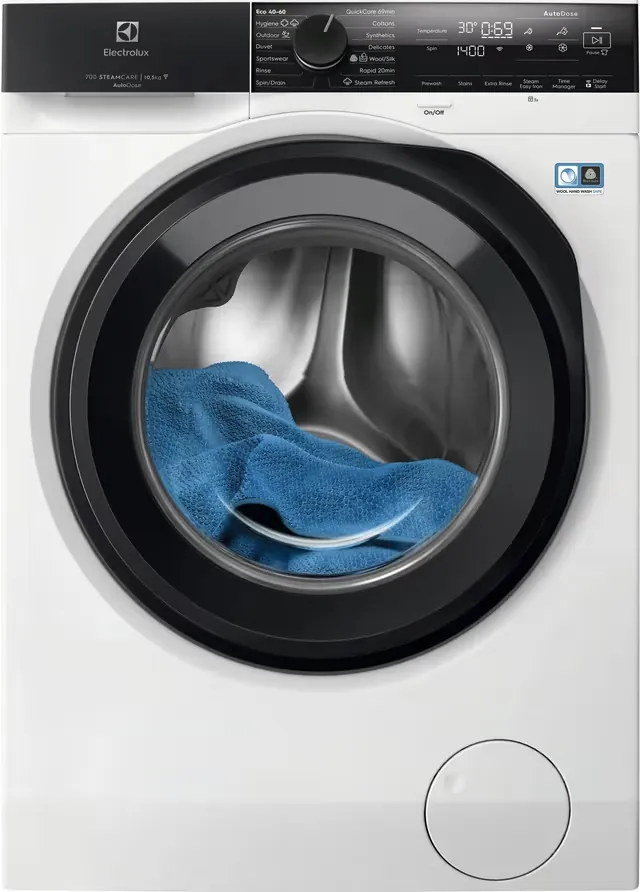 Electrolux EFI7H2EX6Q vaskemaskin (10,5 kg, A klasse, 1500 o/min)