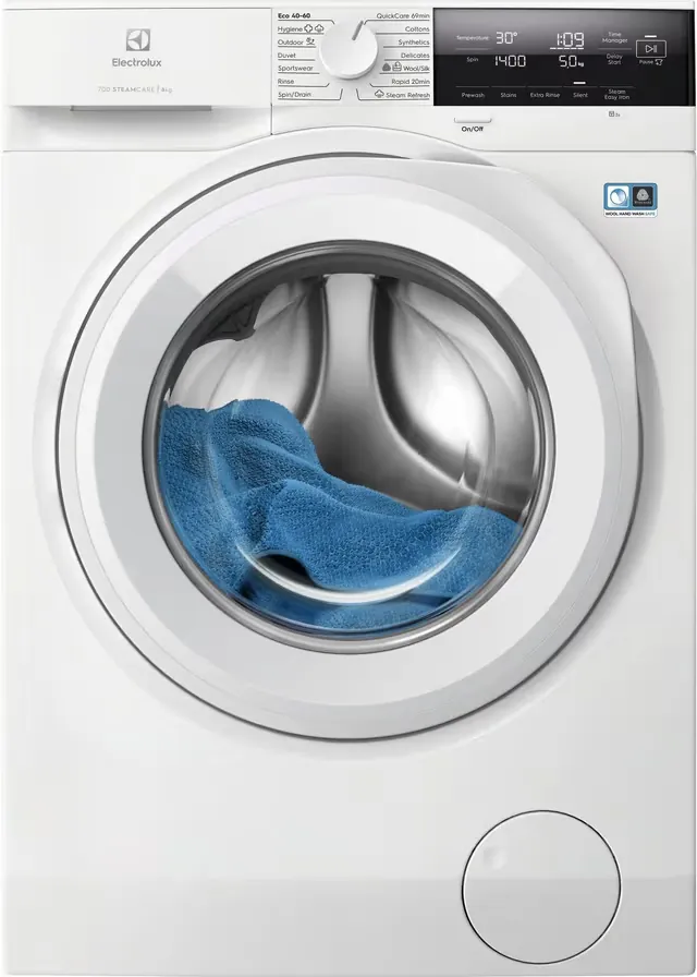 Electrolux EFI731V84V vaskemaskin (8 kg, A klasse, 1400 o/min)