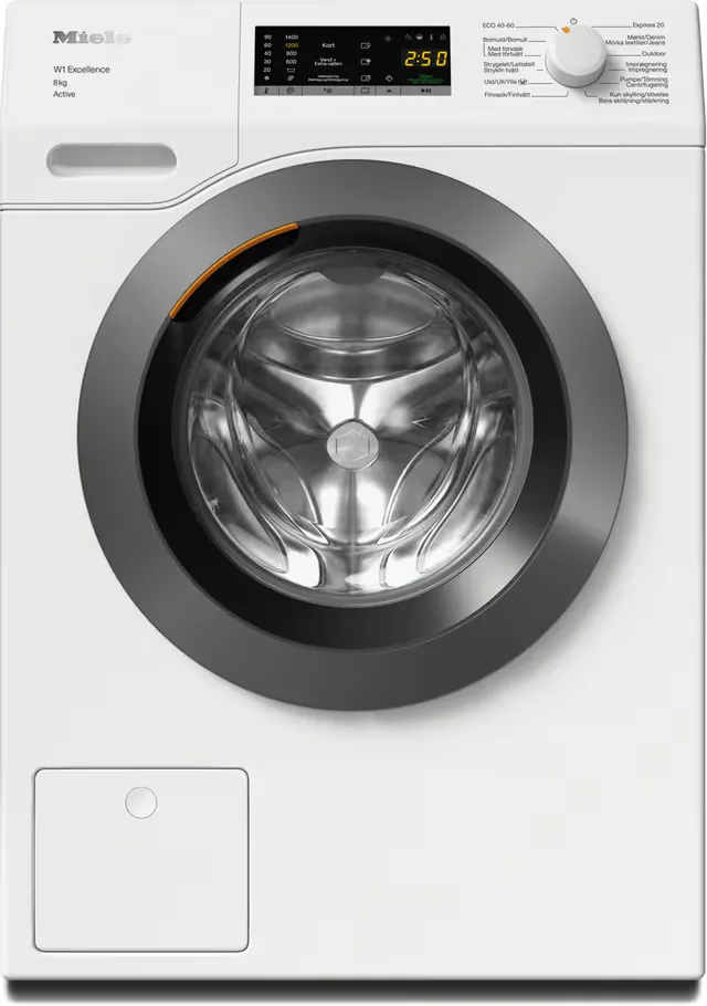 Miele WEA135 WCS 8kg Active vaskemaskin (8 kg, A klasse, 1400 o/min)