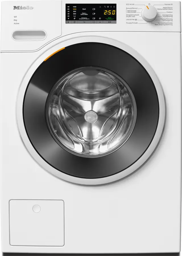 Miele WWA120WCS NDS LW 8kg Active vaskemaskin (8 kg, 1400 o/min)