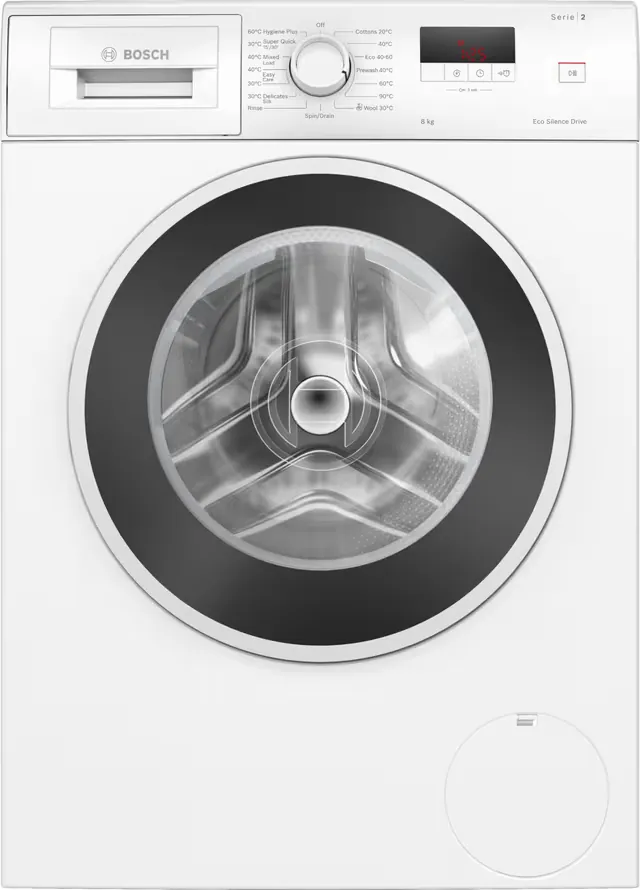 Bosch WGE03400SN vaskemaskin (8 kg, A klasse, 1400 o/min)