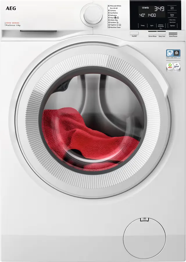 AEG LR622O94D vaskemaskin (9 kg, A klasse, 1351 o/min)